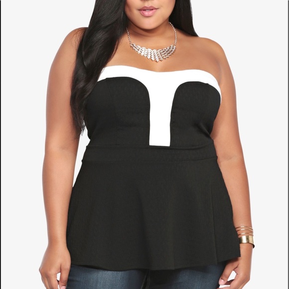 Tops - Heartbreaker Sweetheart Peplum Tube Top 👄🔥👄